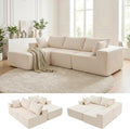 DUMOS 108" Boneless Couch, Cloud Sectional Couch by DumosLifestyle