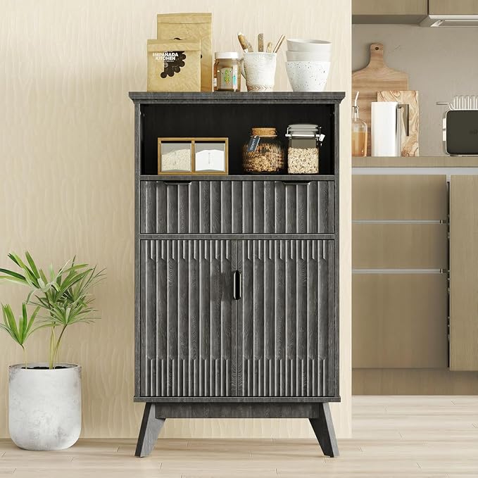 Fatmok 40'' Fluted Accent Cabinet by Fatmok