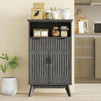 Fatmok 40'' Fluted Accent Cabinet by Fatmok