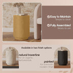 LeisureMod 14” Wide Round Side Table in Fiberstone - Image 9