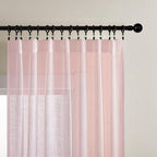 Joydeco Sheer Curtains 72 Inches Long, Window Curtains Privacy Assured - Image 2