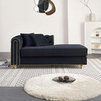 Luxury Velvet Chaise Lounger - Image 3