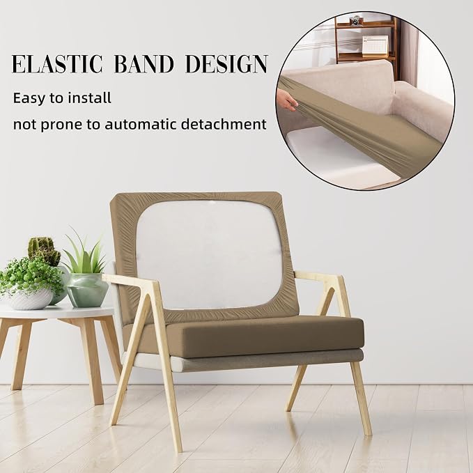8PCS Patio Cushion Covers.Patio Furniture Couch SeatSlipcovers | Washable - Image 5