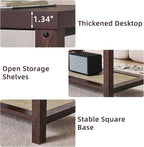 Lerliuo Boho Coffee Tables for Living Room, Rattan Center Table - Image 4