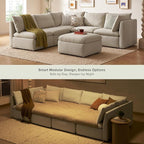 mopio Oversized Modular Sectional Sofa - Image 4