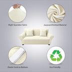 Loveseat Slipcover with 2 Pillow Cover - Image 2