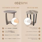 COZAYH Rustic Farmhouse End Table - Image 5