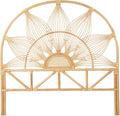 Kouboo Sunflower Rattan California King Headboard Bedroom Bedroom Furniture by KOUBOO