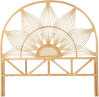 Kouboo Sunflower Rattan California King Headboard Bedroom Bedroom Furniture by KOUBOO
