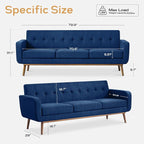 HUIMO Sofa Couch, Mid Century Modern Sofa - Image 2