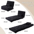 Folding Sofa Bed, Convertible Sleeper Chair - Image 2