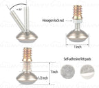 HUAYY Furniture Levelers Swivel Feet, Angle Height Adjustable, Heavy Duty - Image 2