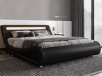 Allewie King Size LED Platform Bed Frame - Image 3