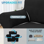 LURKA Stretch Chair Sofa Slipcovers 1 Piece Couch Covers - Image 4