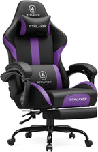 GTPLAYER Gaming Chair with Pocket Spring Cushion, Leather Office Chair with by GTPLAYER