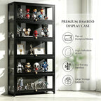 Display Cabinet with Acrylic Door, 5-Tier Curio Display Cabinet, Display Case - Image 4