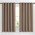 NICETOWN Blackout Bedroom Curtains 66 inches Long, Grommet Room Darkening by NICETOWN