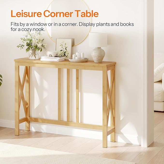 HOOBRO Narrow Console Table, Sofa Table - Image 7