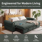 Convertible Couches, Queen Size Pull Out Sofa Bed - Image 8