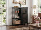 HITNET Bathoom Storage Cabinet, Bamboo Floor Cabinet - Image 8