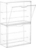 Vtopmart 2 Pack Acrylic Display Case, Stackable Figure Display Case by Vtopmart