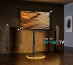 Mobile TV Stand with Power Outlet, Rolling TV Cart - Image 7