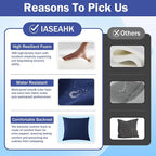IASEAHK Outdoor Seat Cushion Set, Waterproof & Fade Resistant Patio Chair - Image 6