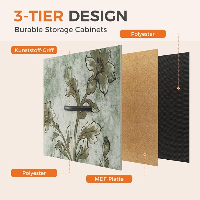 Sweetcrispy 7 Drawer Dresser, Fabric Storage Tower Organizer - Image 5