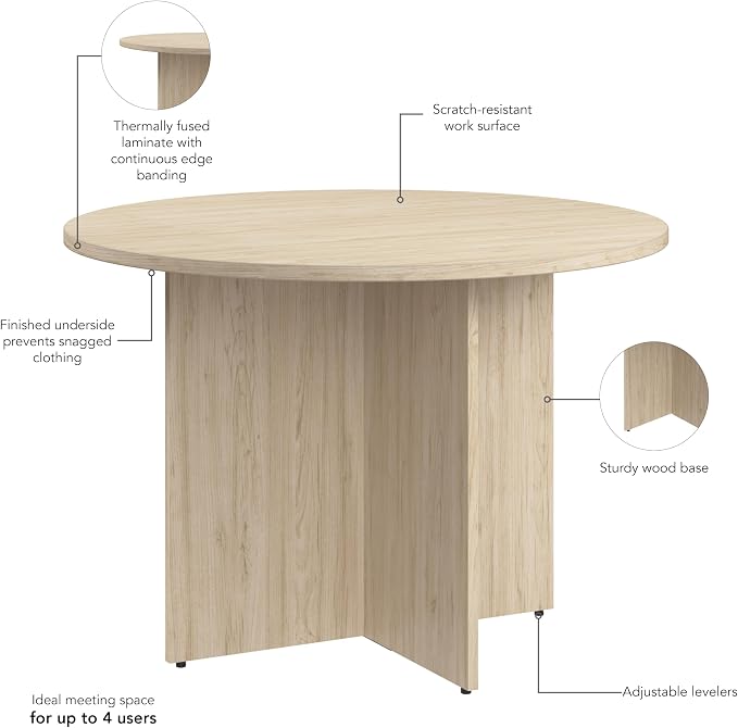 Bush Business Furniture 42-inch Round Conference Table - Image 7