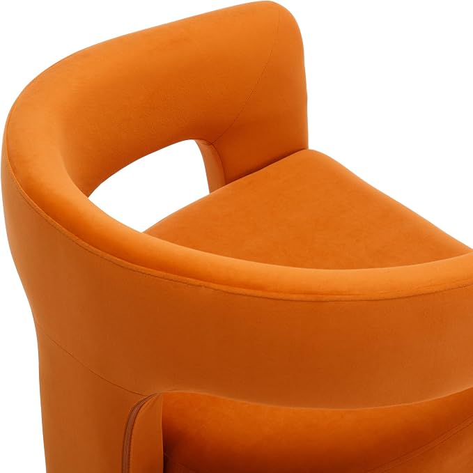 BESTANO Modern Velvet Fabric Upholstered Dining Chairs - Image 6