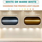 Single Under Cabinet LED Light Bar 12", Curio Collection Bookshelf Display - Image 5