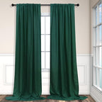 Dark Green Curtains 108 Inches Long - Image 9