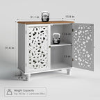 JOINICE White Accent Cabinet - Image 2