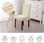 Genina Waterproof Chair Covers for Dining Room 2 Pack, Dining Chair Covers - Image 7