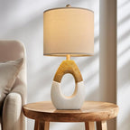 OYEARS 19” Boho Table Lamps Bedroom Living Room, Suitable - Image 4