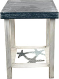 Furniture Barn USA Cottage, and Weathered Navy Square End Table by FurnitureBarnUSA