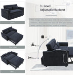 55.5" Small Sleeper Sofa Couch - Image 6