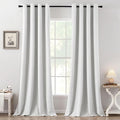 MIULEE 100% Blackout Linen Curtains by MIULEE