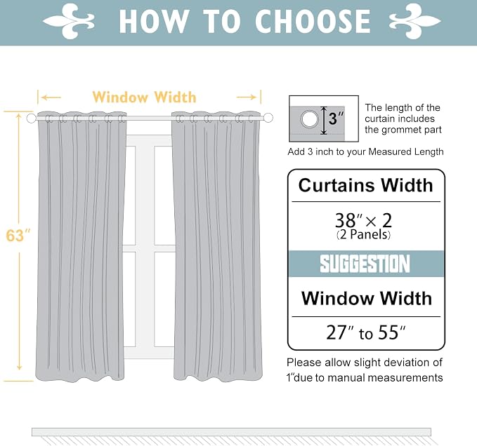 ChrisDowa White 100% Blackout Curtains - Image 6