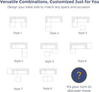 MAXYOYO 104" U Shaped Modular Sectional Sofa - Image 7