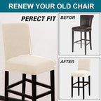 Turquoize Stretch Bar Stool Cover Counter Stool Pub Chair Slipcover - Image 5
