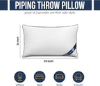 Utopia Bedding 12x20 Throw Pillow Inserts, Decorative Pillows, Plush & - Image 2