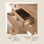 Furniture Dash Solid Wood Hall Table Console 47.9" W, 12.6" D, 28.8" H - Image 4