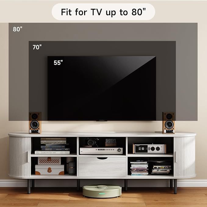 ONBRILL 69" TV Stand with Power Outlet - Image 7