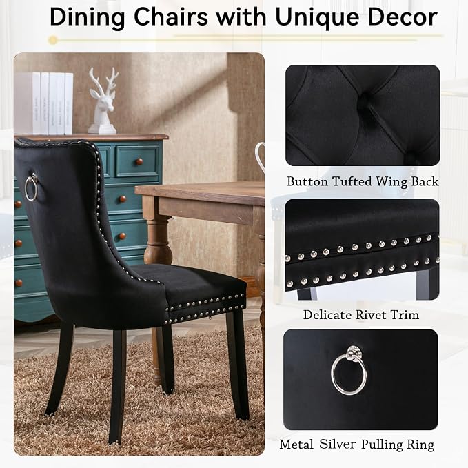 Henf 9 Pieces Extendable Dining Table Set - Image 6
