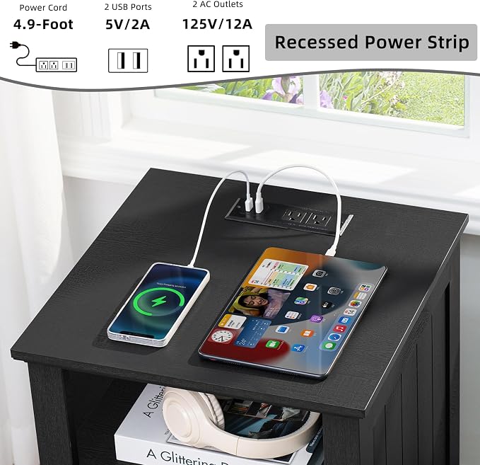 Joaxswe 18" Night Stands Set of 2 - Image 7