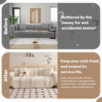DREAMINGO Couch Cover for Sofa, Chenille Couch Cover Blanket, Washable Sofa - Image 5