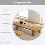 Japanese Modern Tatami Coffee Table, Solid Wood Tatami Tables, - Image 7