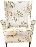 KRFOONN Wingback Chair Covers Slipcovers 2 Piece Stretch Wing Chair Covers by KRFOONN