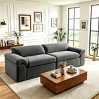 Vesgantti 118" Modular Sectional Couch, Comfy Corduroy Upholstered Cloud Couches by Vesgantti